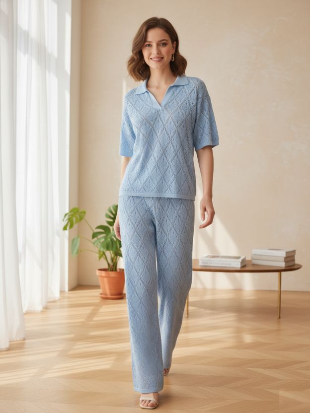 Textured Knit Co-ord Set