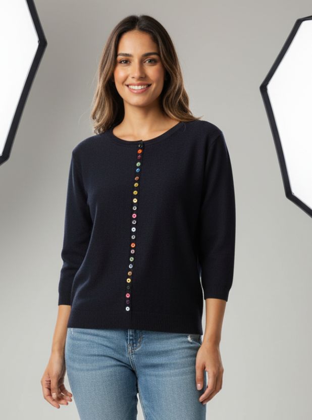The Rib-Knit Henley Top