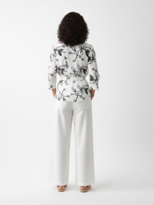 Elegant Printed Co-Ord Set with Tailored Silhouette