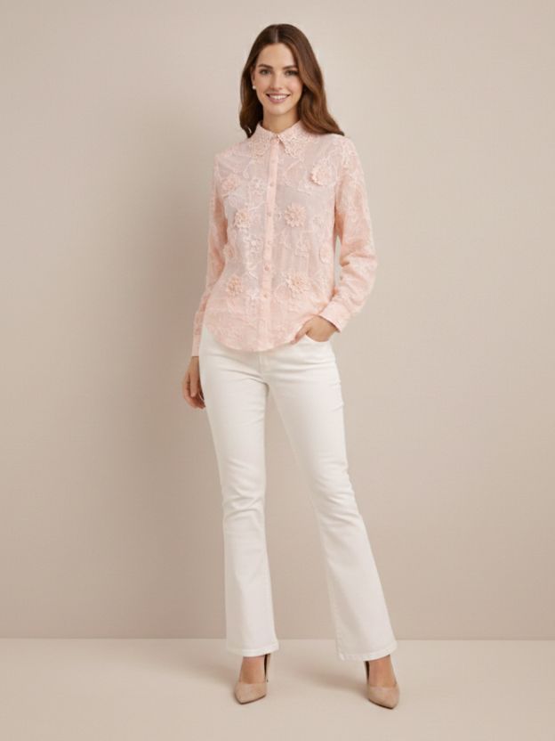 Elegant Textured Statement Shirt