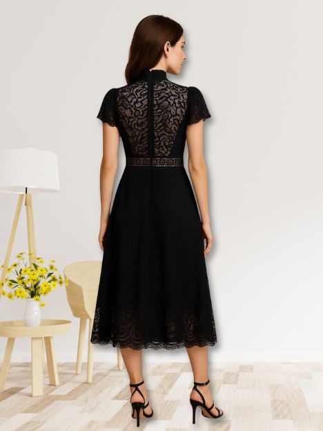 Eternal Velour Charm Black Lace Ensemble
