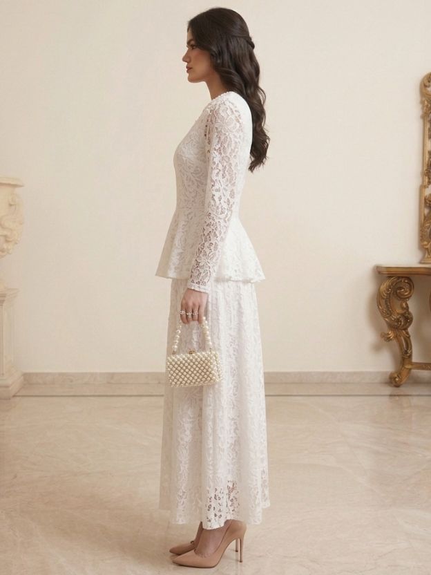 Sophisticated Two-Piece Skirt Set