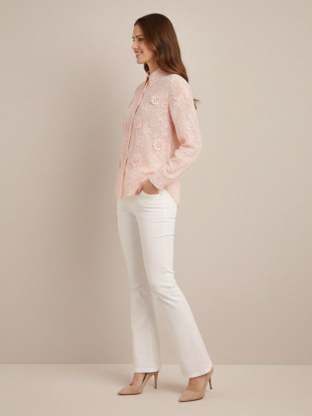 Elegant Textured Statement Shirt