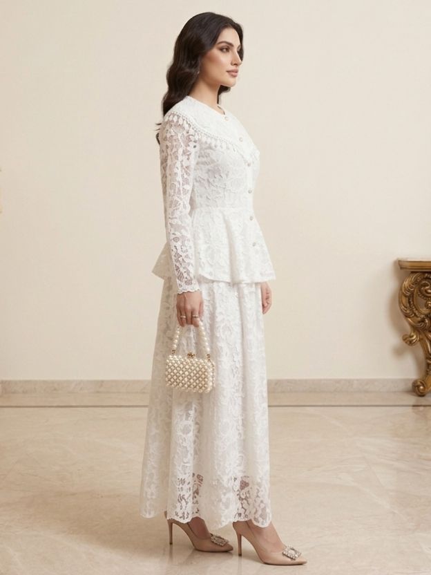 Sophisticated Two-Piece Skirt Set