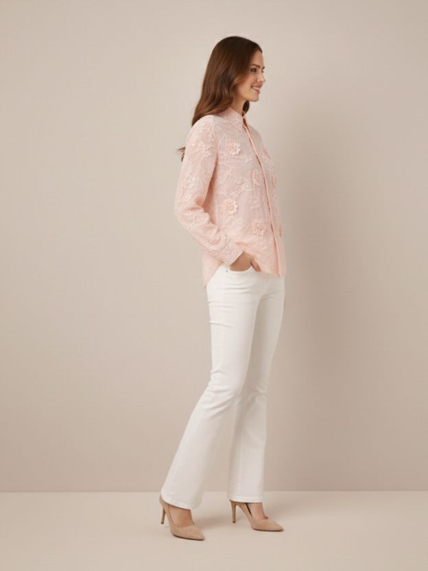 Elegant Textured Statement Shirt