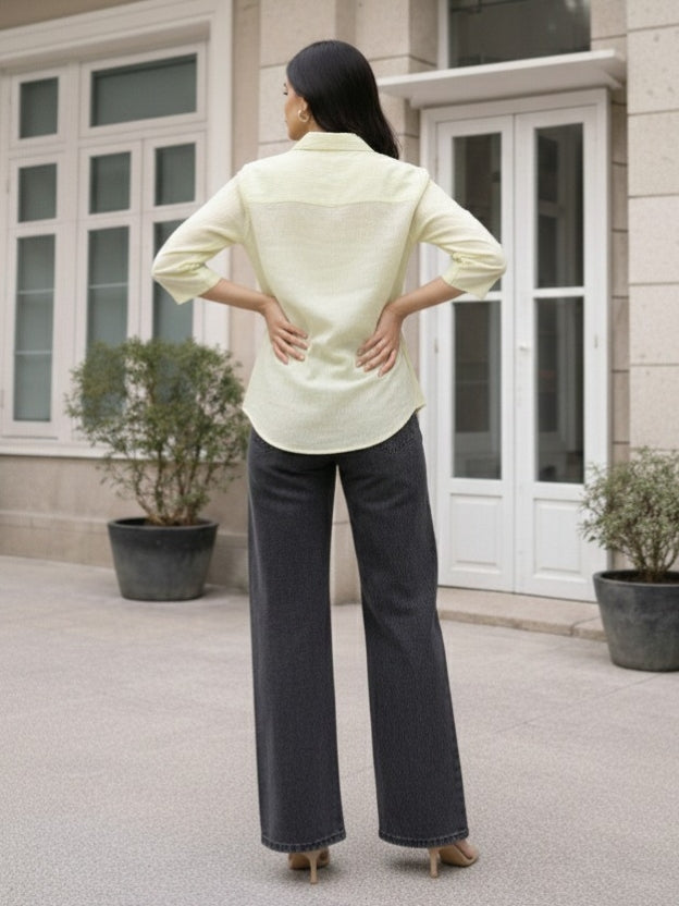 Women’s Embroidered Oversized Shirt