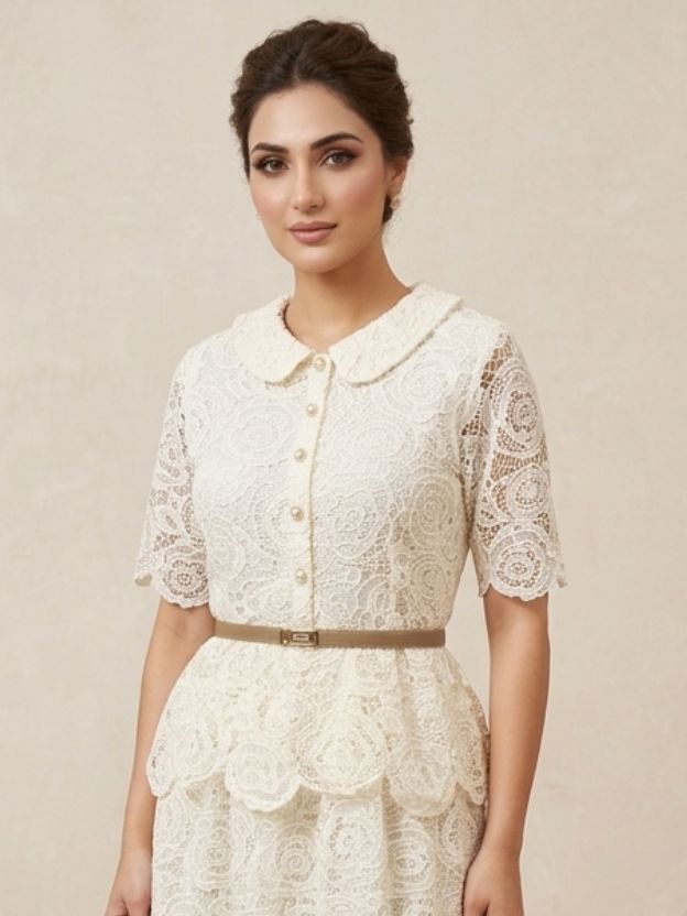 Feminine Fit Skirt & Top Set