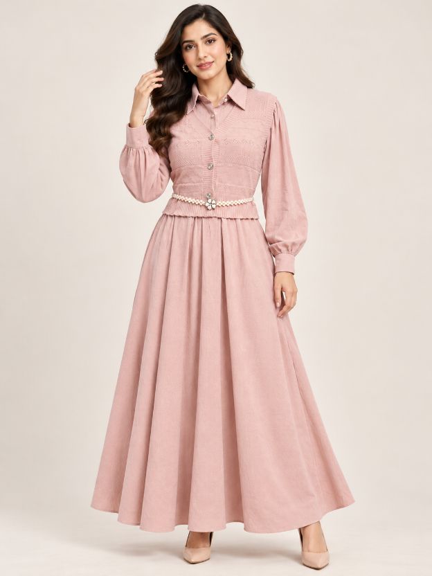 Blush Pink Maxi Dress
