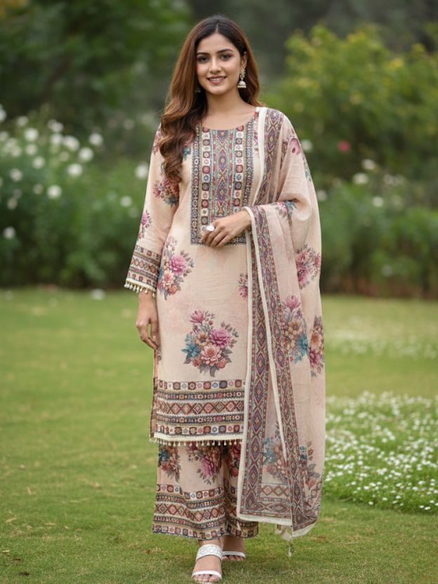 Blush Ivory Floral co-ords set