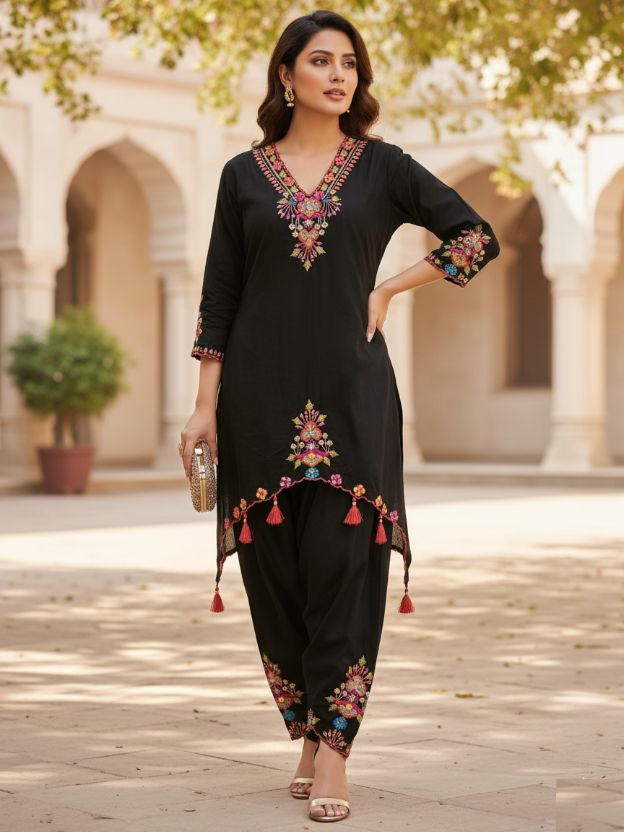 pulkari co-ord with Tulip pants