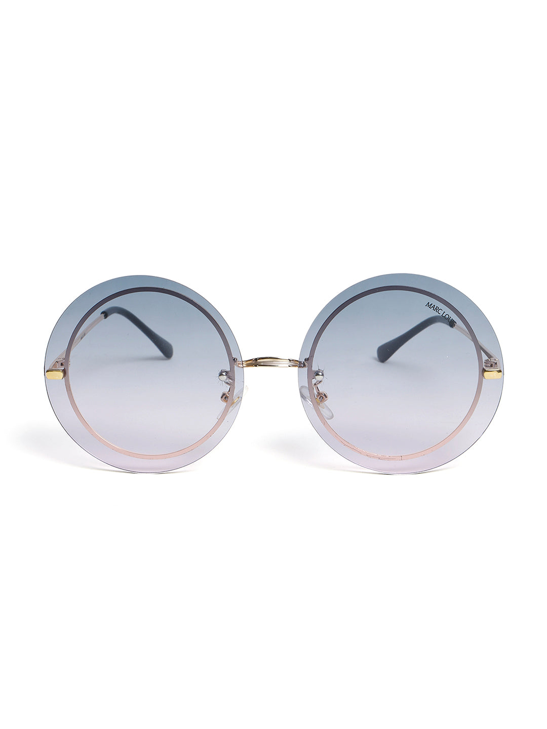 Women Round Sunglasses with UV Protected Lens Marc Louis CF58034 Grey SG