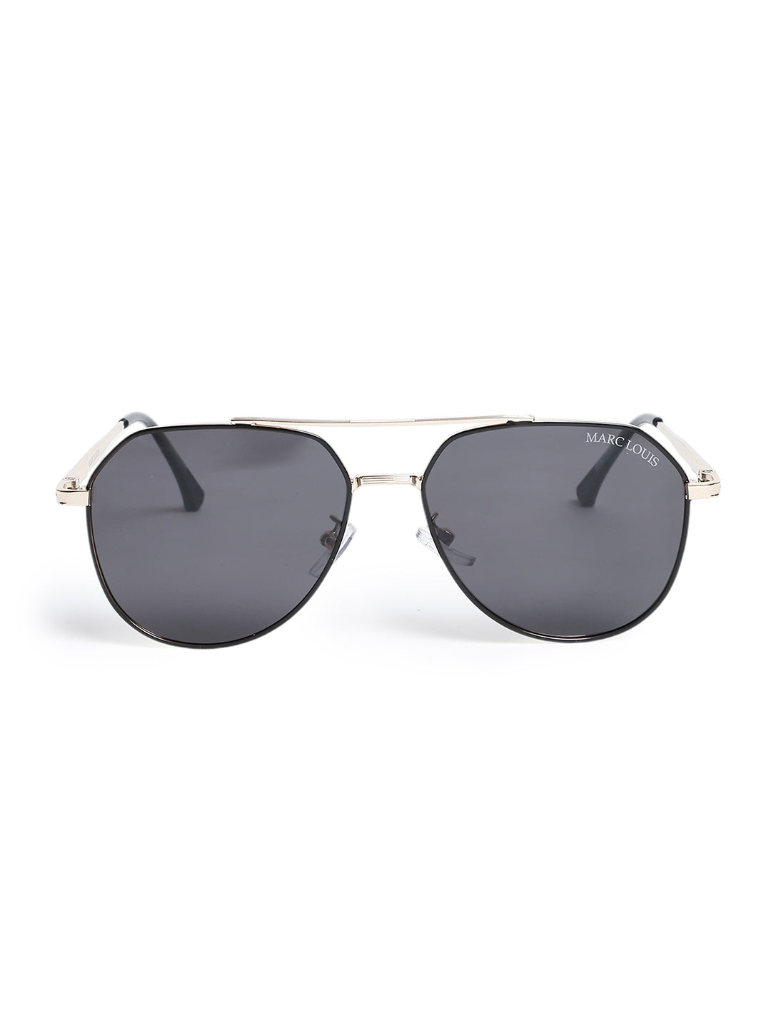 Unisex Polarised & UV Protected Sunglass MARC LOUIS 9163 GOLDEN BLACK GREY SG