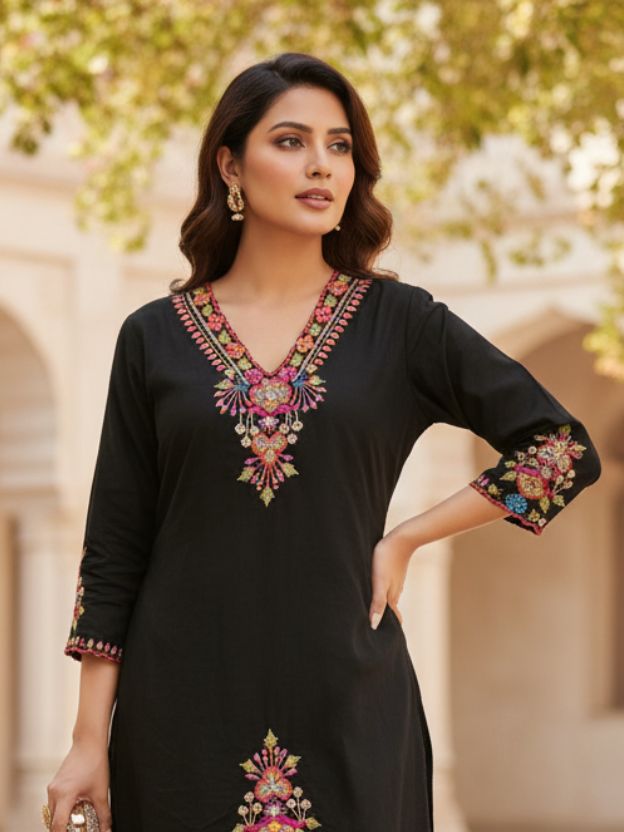 pulkari co-ord with Tulip pants