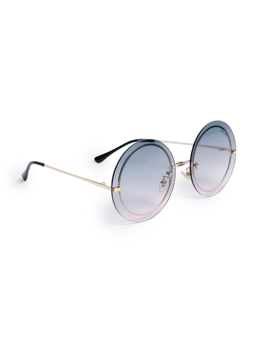 Women Round Sunglasses with UV Protected Lens Marc Louis CF58034 Grey SG