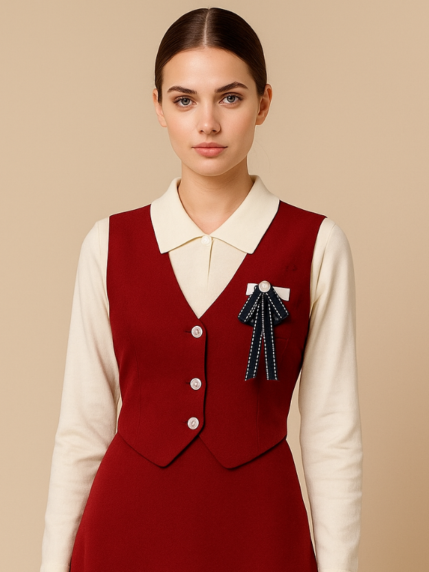 Ruby Aura maroon corset