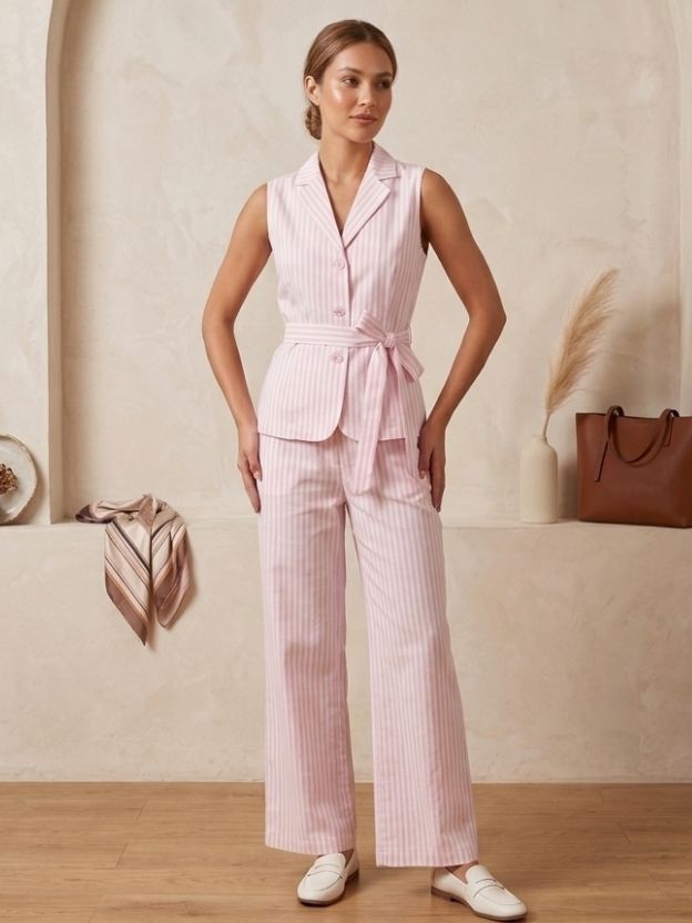 Pinstripe Grace Tailored Co-Ord Set