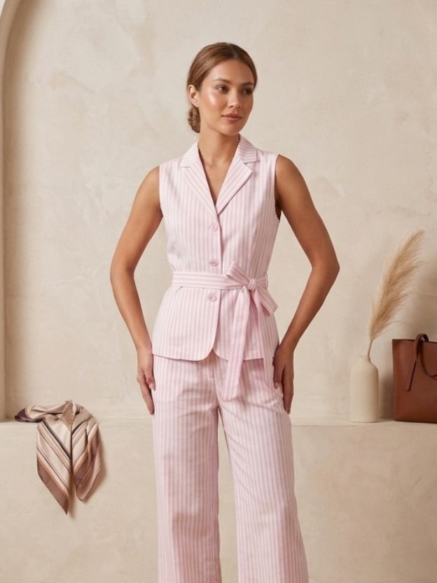 Pinstripe Grace Tailored Co-Ord Set