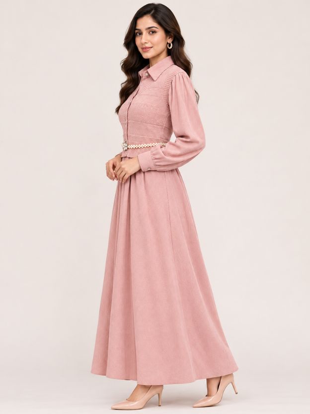 Blush Pink Maxi Dress