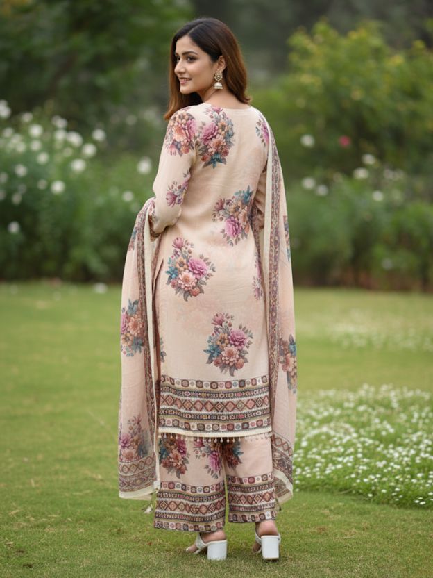 Blush Ivory Floral co-ords set