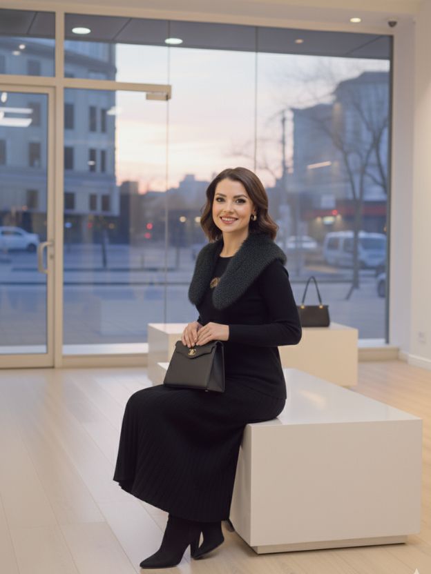 Chic Checks and Classic Black Elegance