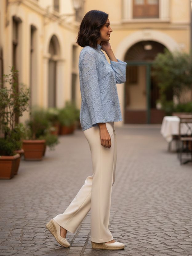 Elegant Textured Statement Shirt