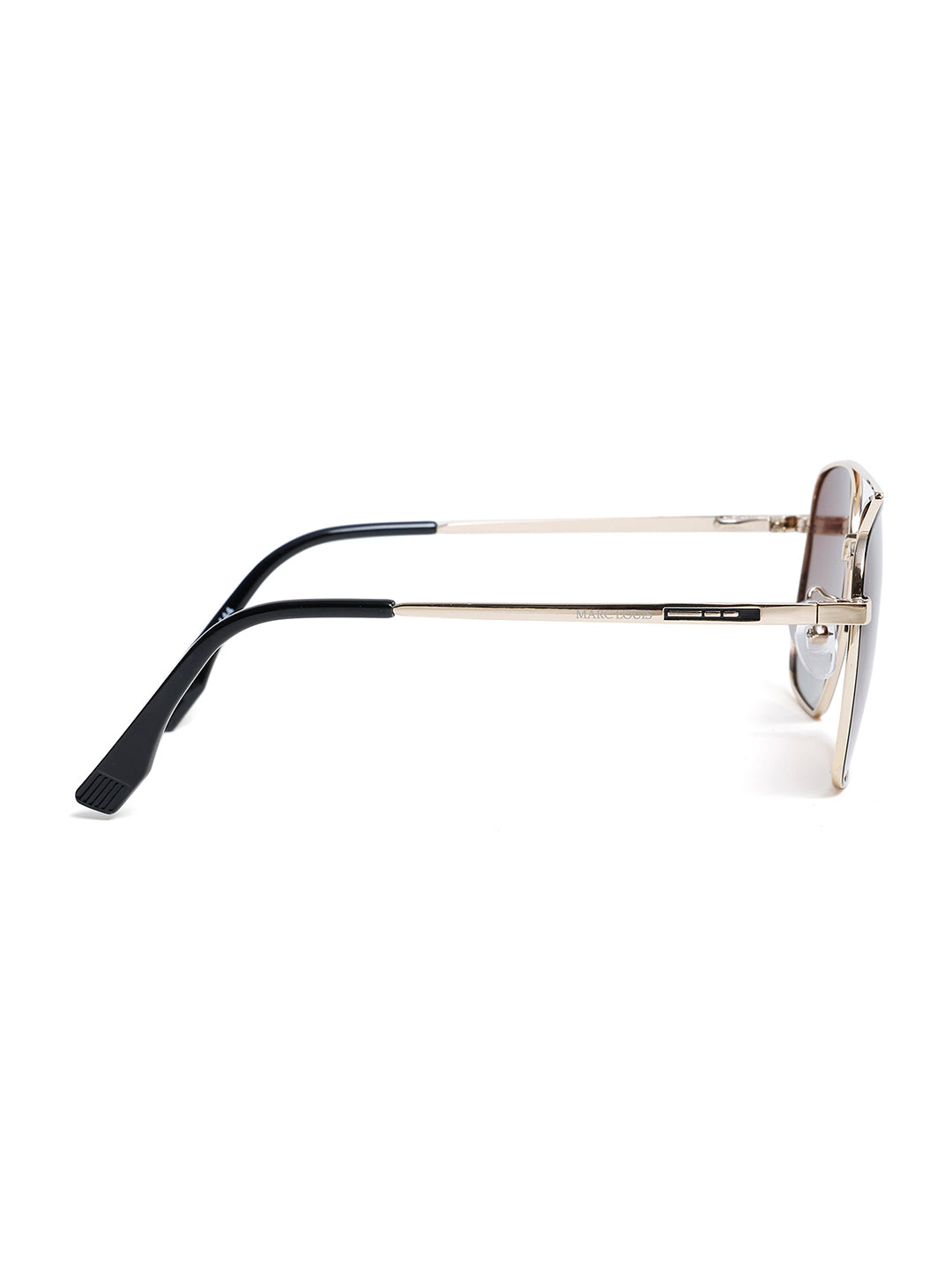 Unisex Square Sunglasses With UV Protected Lens MARC LOUIS 9301 GOLDEN BROWN SG