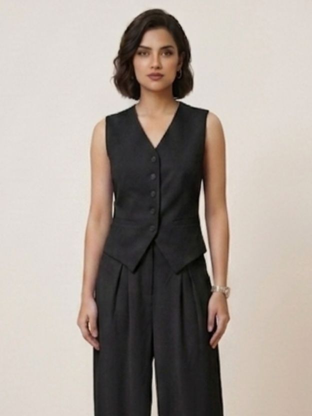 Blush Luxe Waistcoat Co-Ord Set