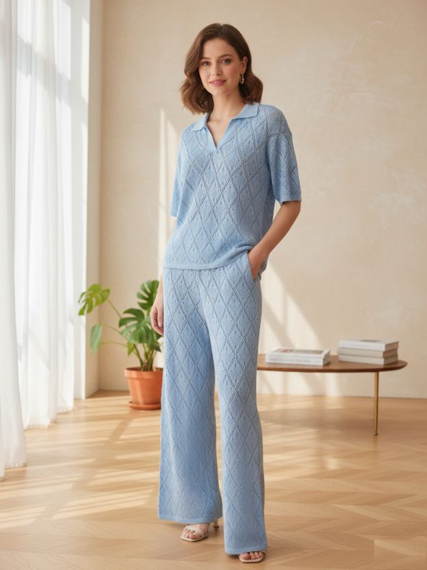 Textured Knit Co-ord Set