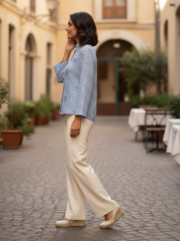 Elegant Textured Statement Shirt