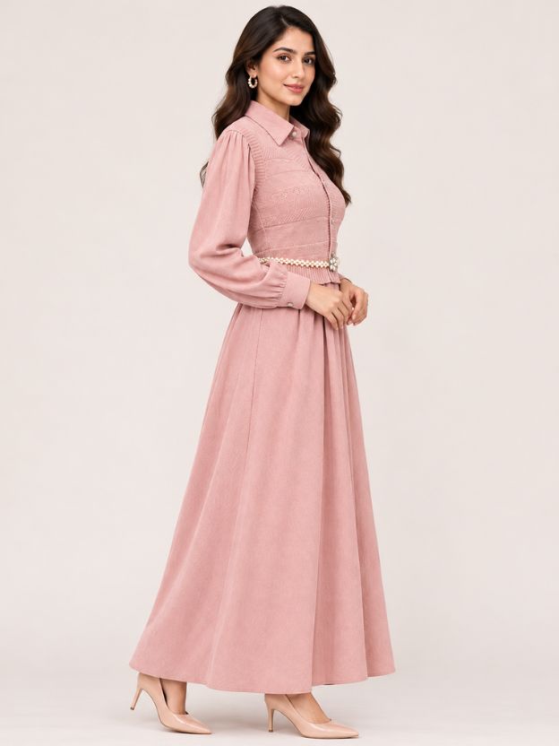 Blush Pink Maxi Dress