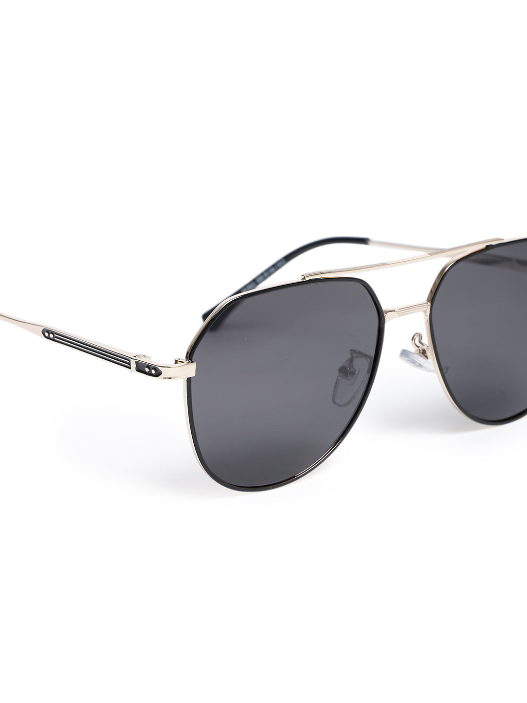 Unisex Polarised & UV Protected Sunglass MARC LOUIS 9163 GOLDEN BLACK GREY SG
