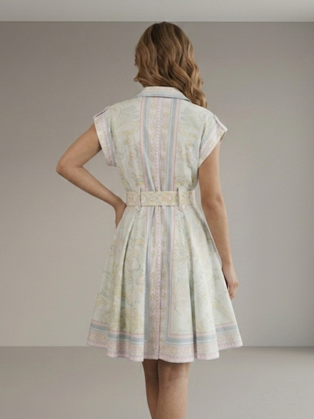 Ethereal Grace Fit & Flare Dress