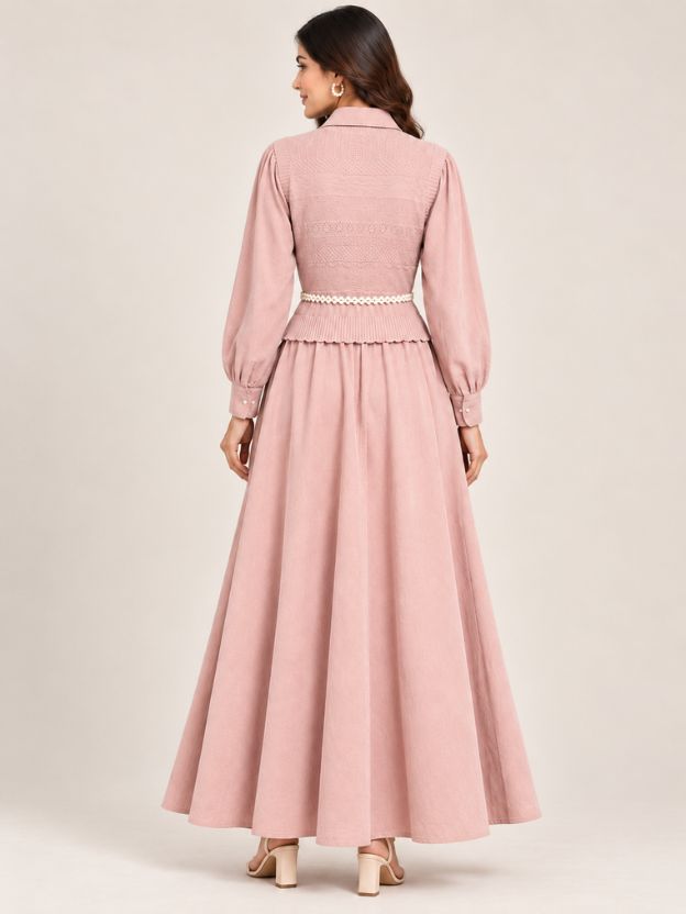 Blush Pink Maxi Dress