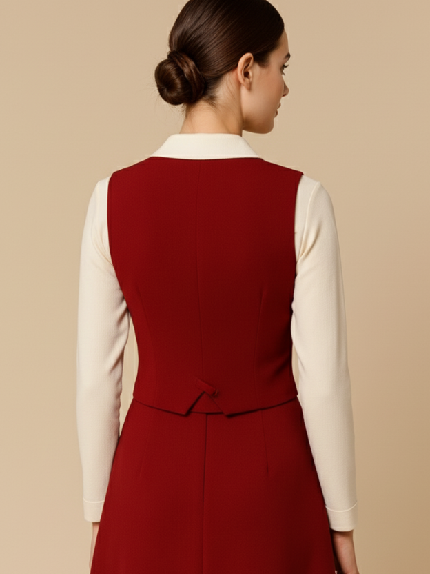 Ruby Aura maroon corset