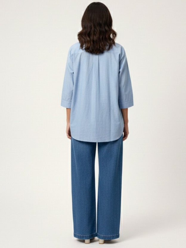 Women’s Embroidered Oversized Shirt