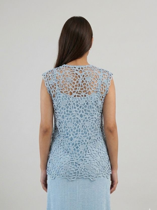 Ethereal Layered Midi Dress