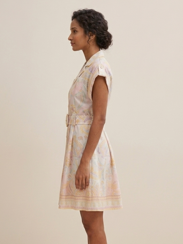 Ethereal Grace Fit & Flare Dress
