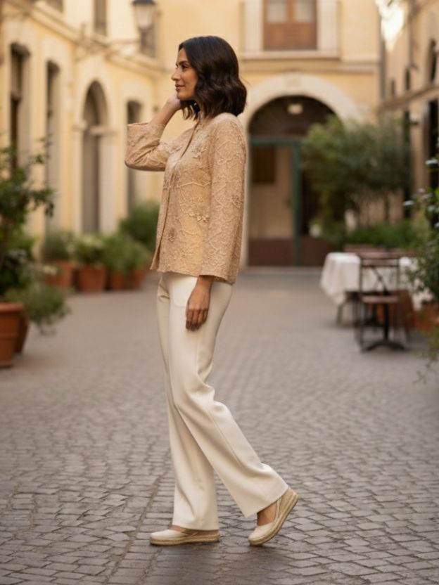 Elegant Textured Statement Shirt