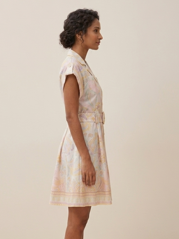 Ethereal Grace Fit & Flare Dress