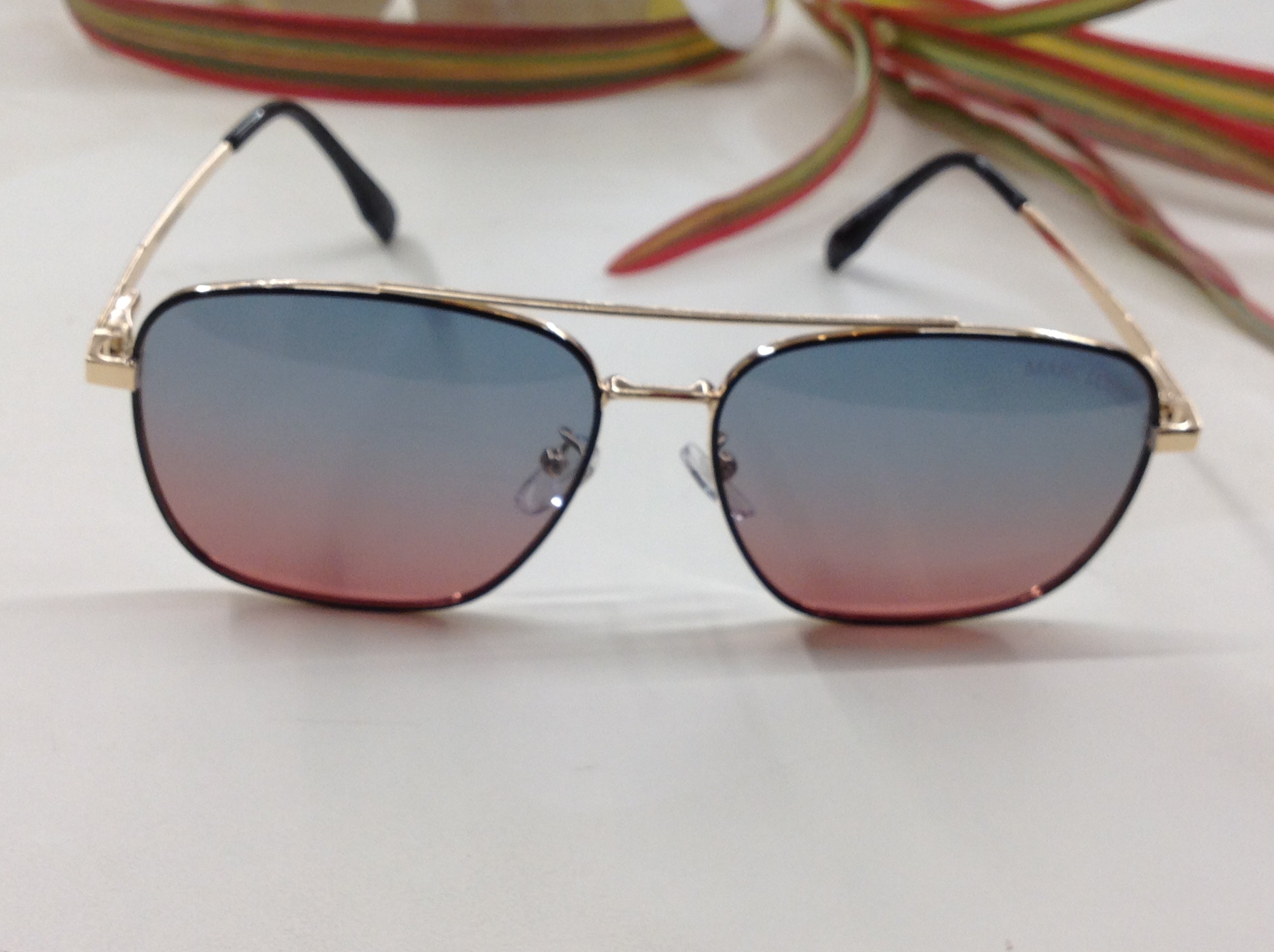 Unisex Square Sunglasses With Polarised and UV Protected Lens MARC LOUIS 9301