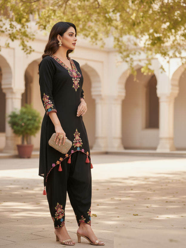 pulkari co-ord with Tulip pants