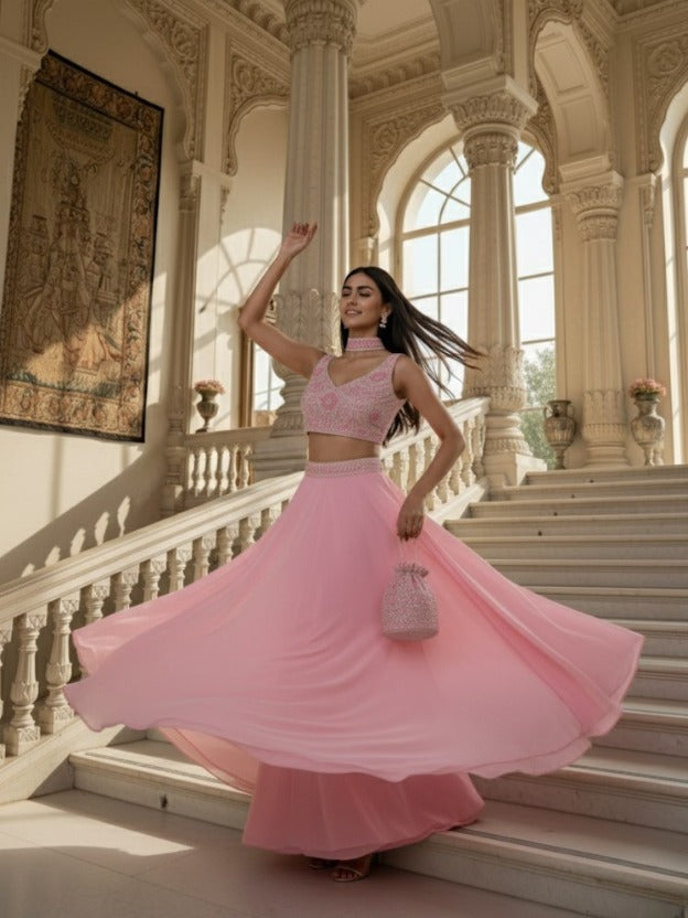 Pastel Pink Coord set