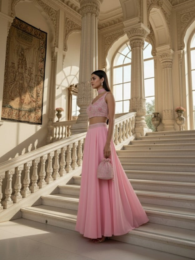 Pastel Pink Coord set