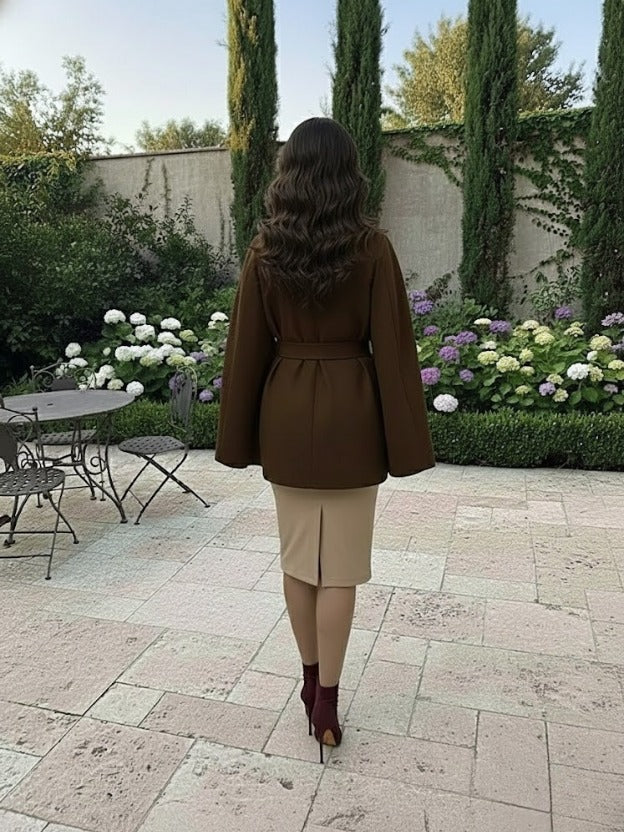 Luxury Embellished Belted Shrug