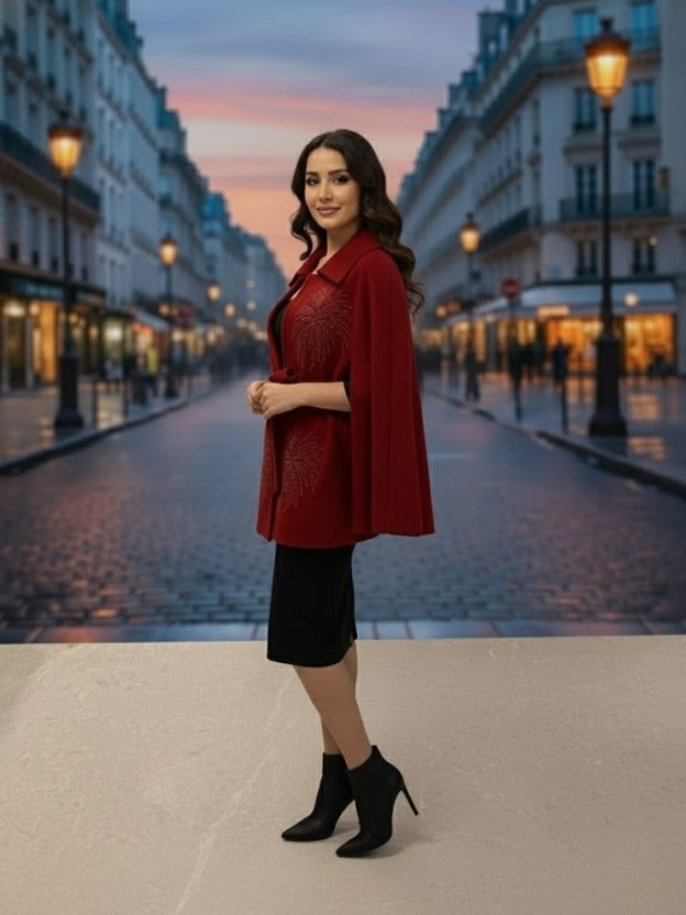 Luxury Embellished Belted Shrug