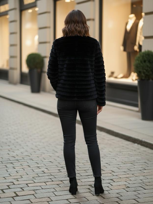 Luxury Faux Fur blazer for Women - Winter Wear