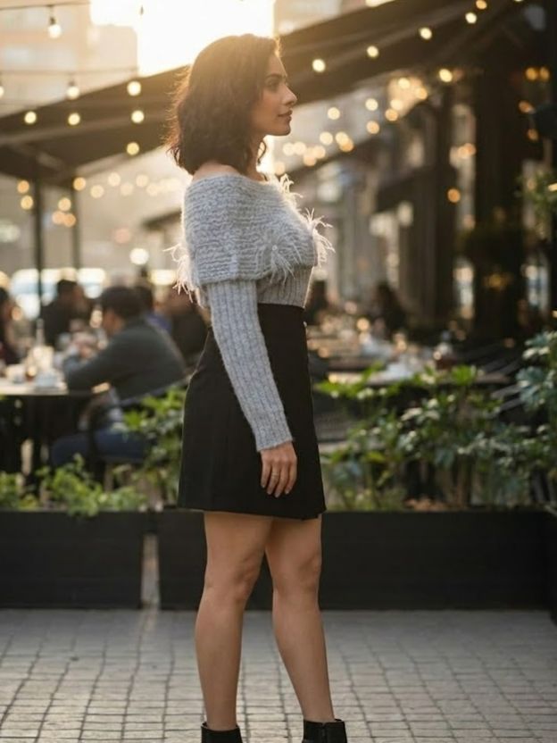 Black Formal Skirt for Women | High Waist Office Wear Skirt