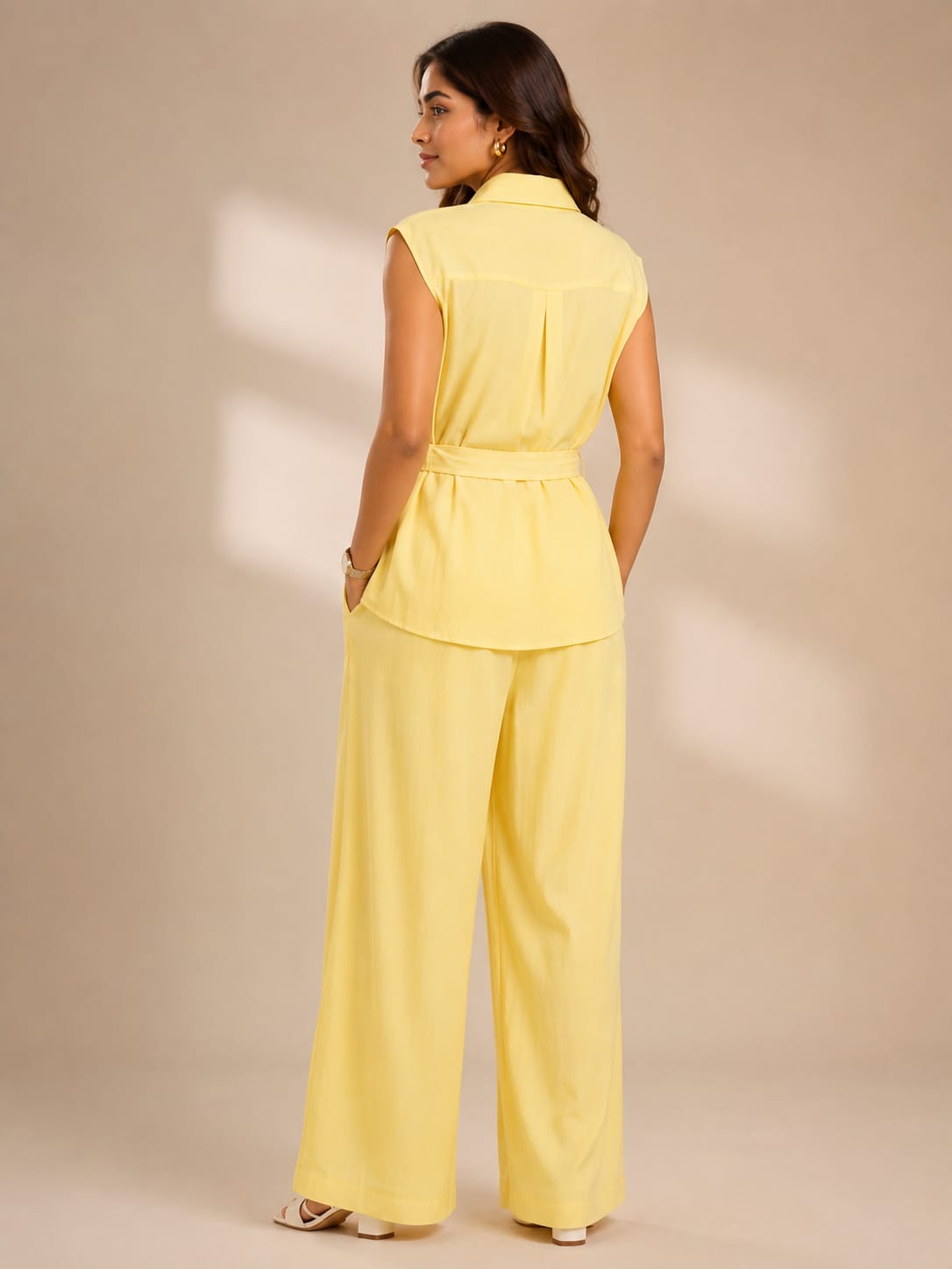 Elegant Sleeveless Co-ord Set