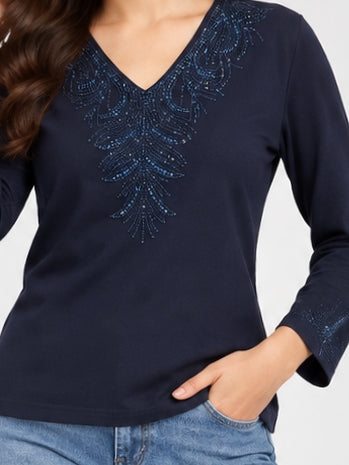 Woman Embroidered Top