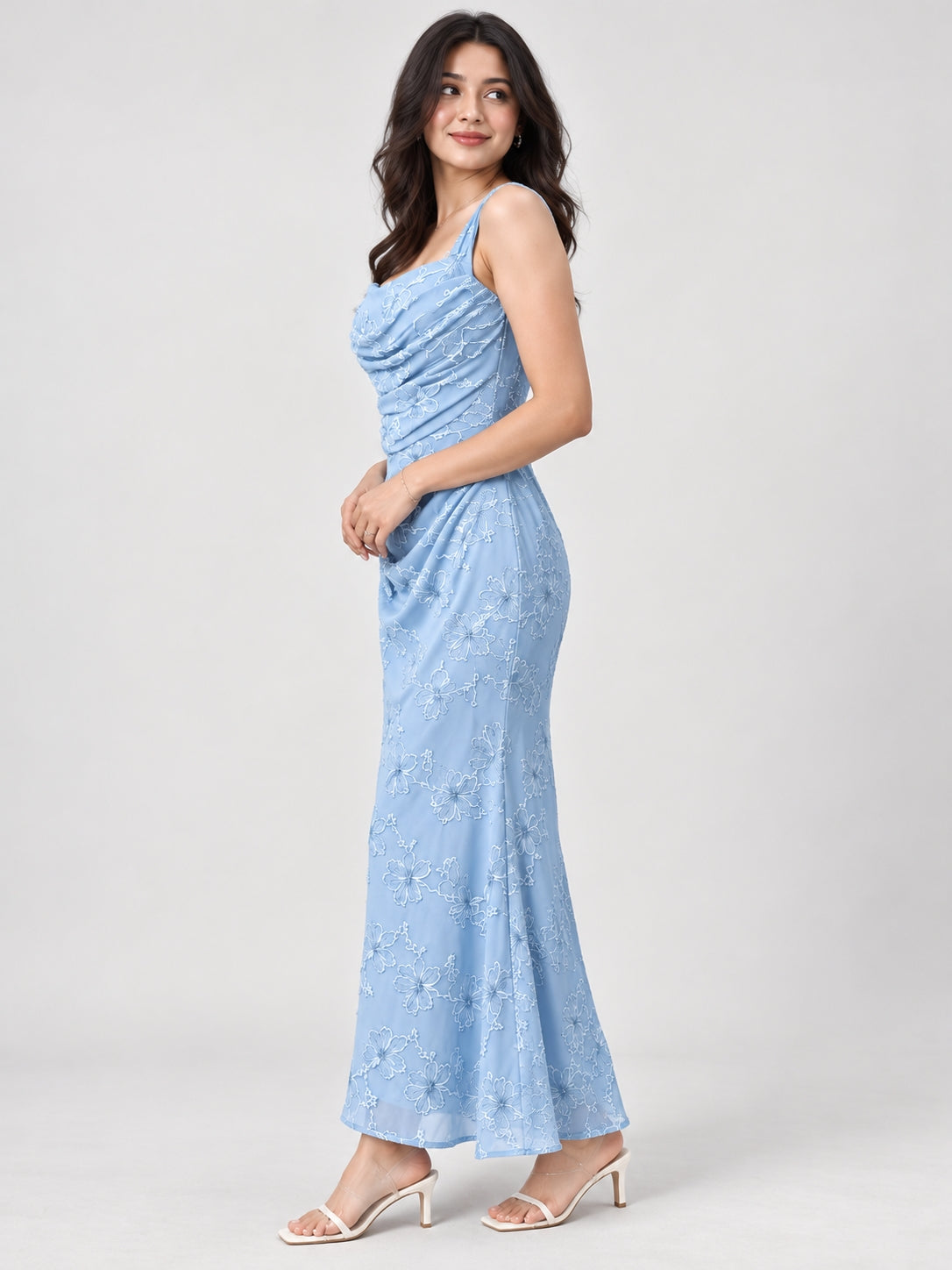 Woman floral dress